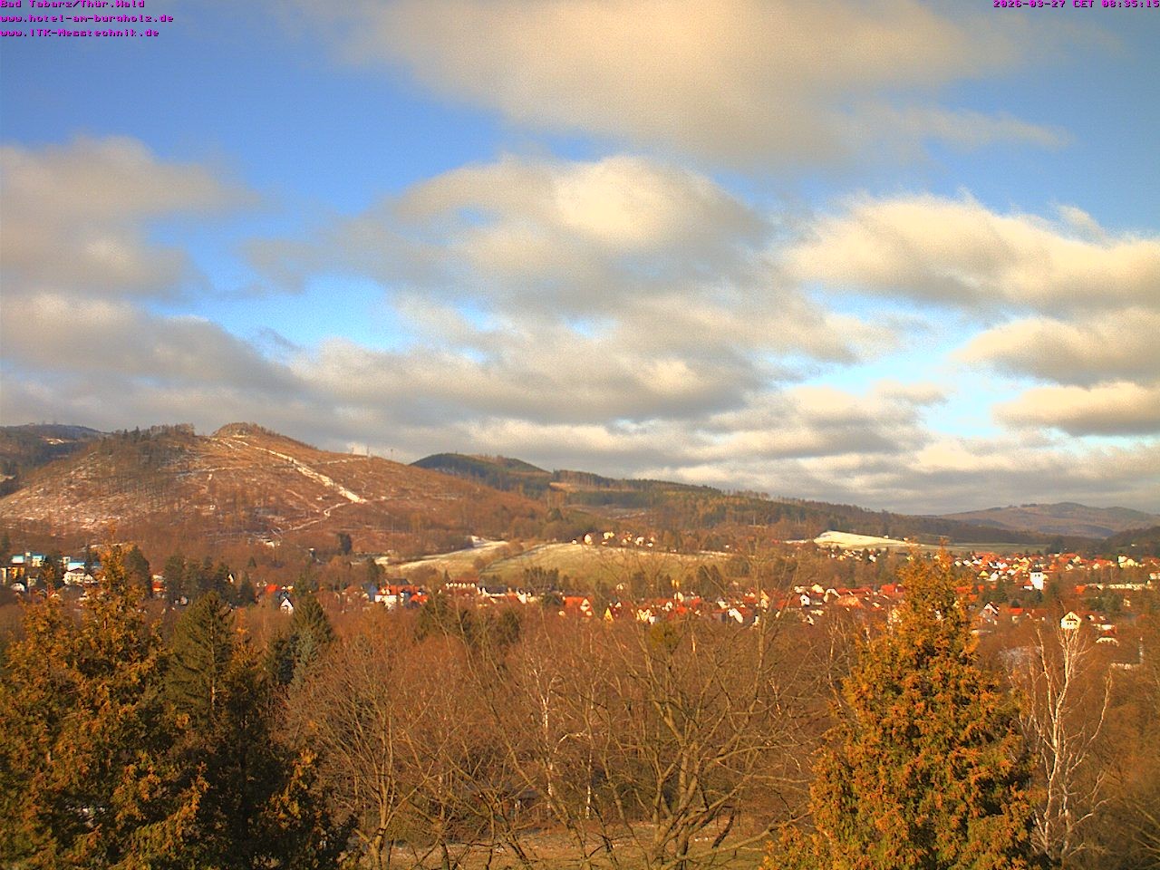 Archived image Webcam Thuringian Forest, Tabarz