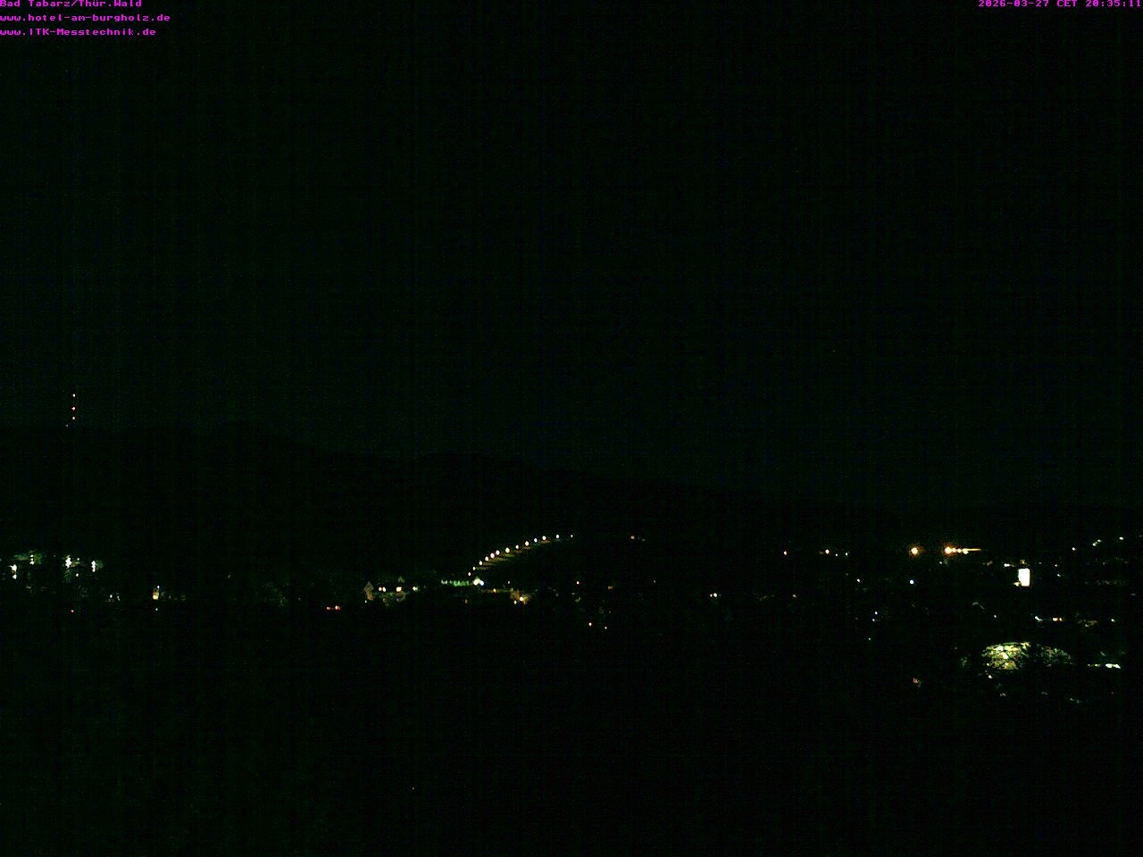 Archived image Webcam Thuringian Forest, Tabarz