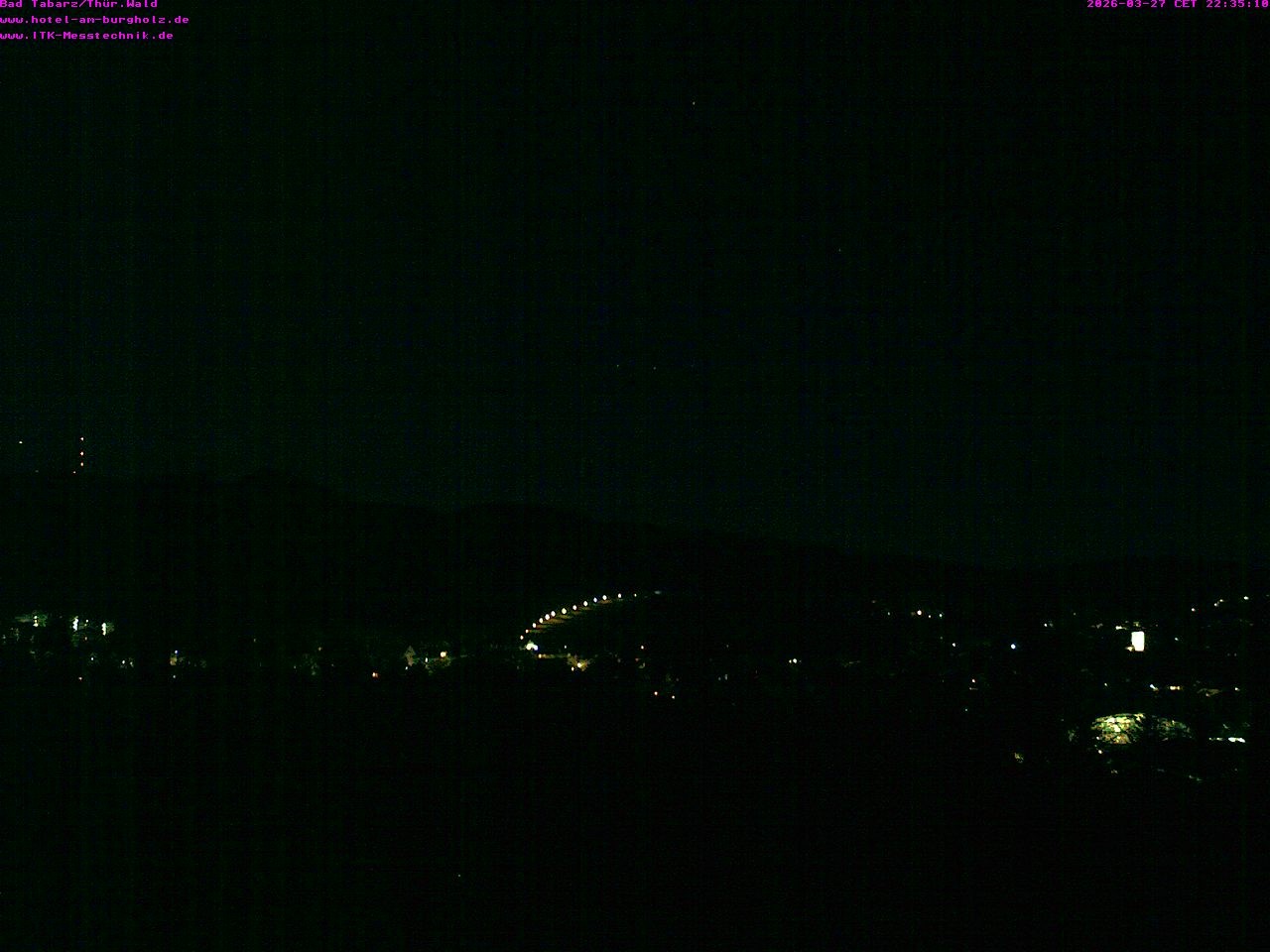 Archived image Webcam Thuringian Forest, Tabarz