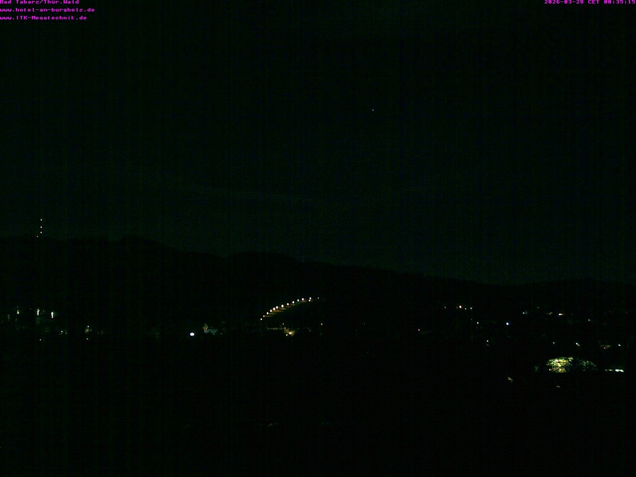 Archived image Webcam Thuringian Forest, Tabarz