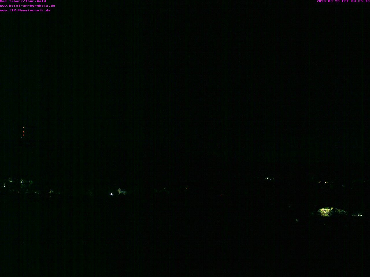 Archived image Webcam Thuringian Forest, Tabarz