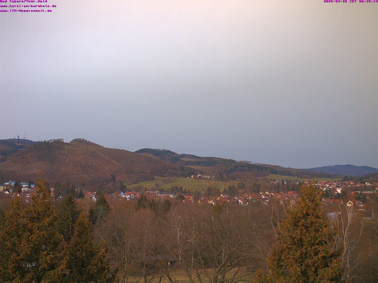 Archived image Webcam Thuringian Forest, Tabarz