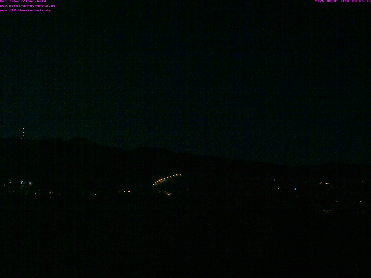 Archived image Webcam Thuringian Forest, Tabarz