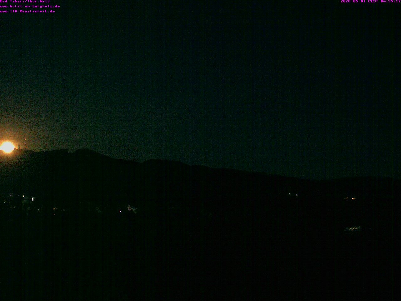 Archived image Webcam Thuringian Forest, Tabarz