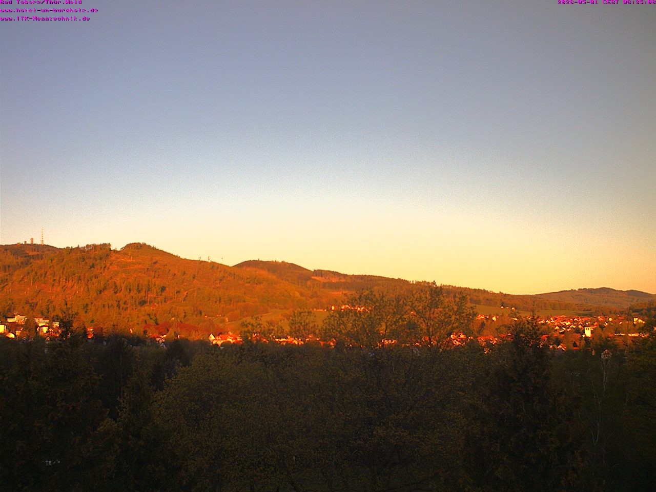 Archived image Webcam Thuringian Forest, Tabarz