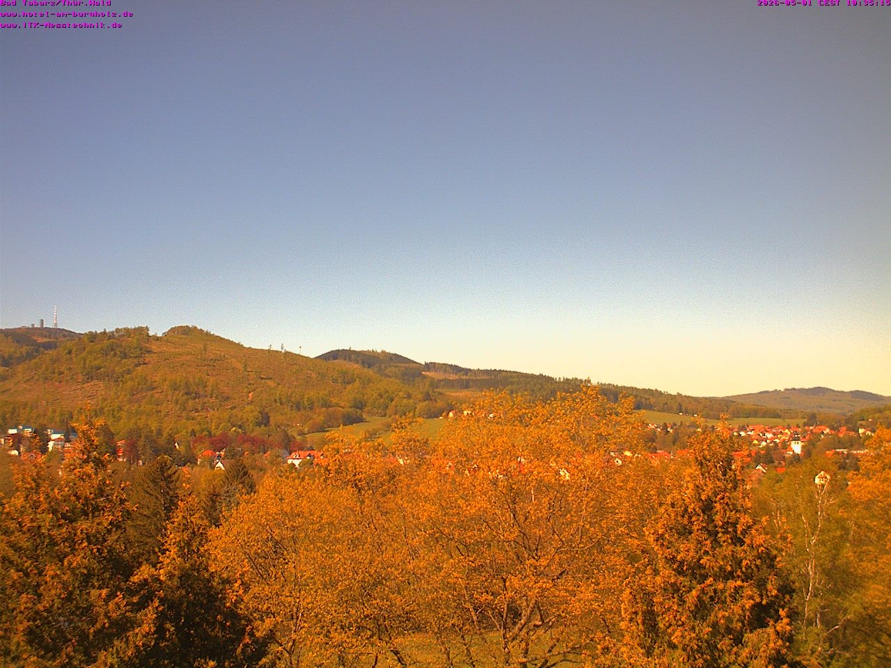 Archived image Webcam Thuringian Forest, Tabarz