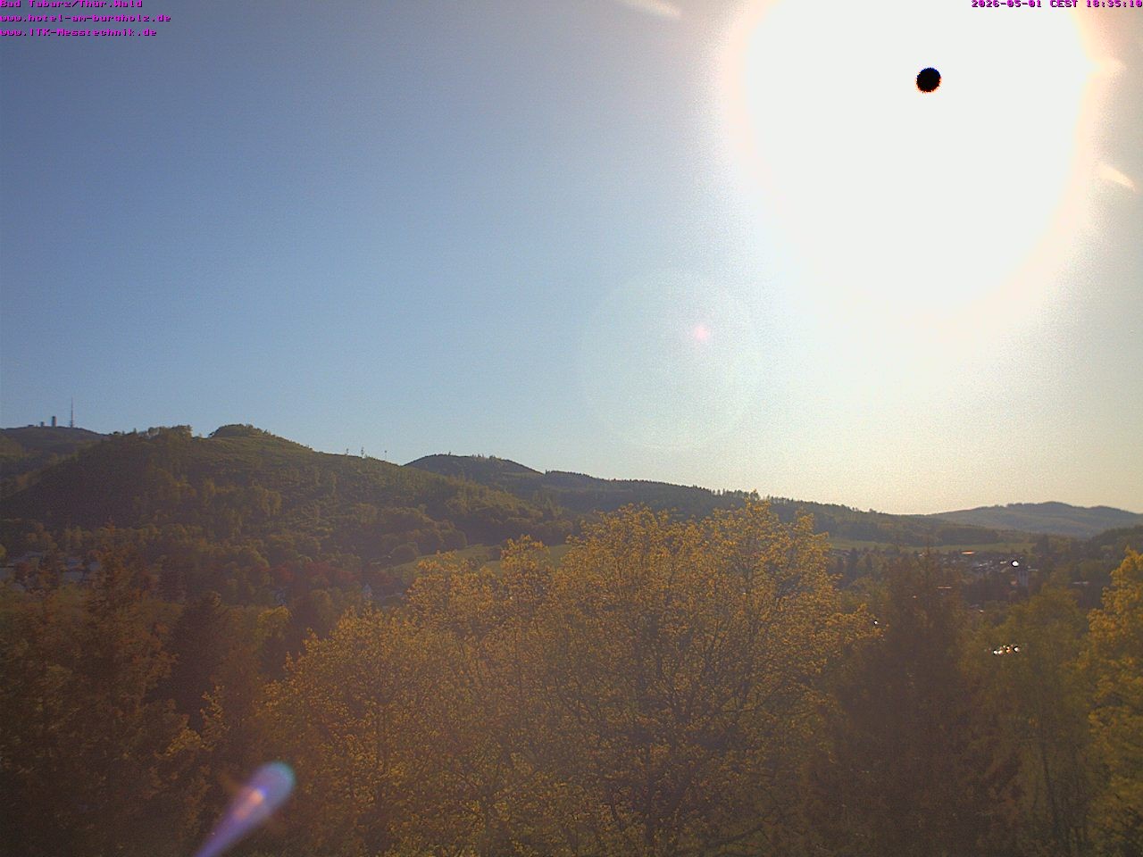 Archived image Webcam Thuringian Forest, Tabarz