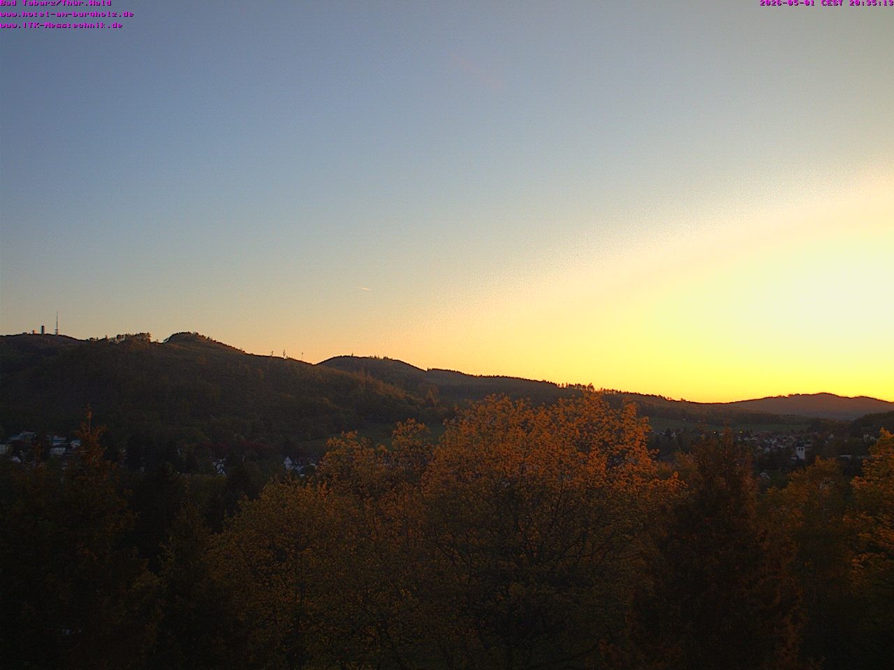 Archived image Webcam Thuringian Forest, Tabarz