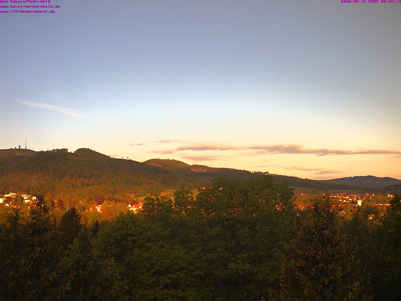 Archiv Foto Webcam Bad Tabarz im Thüringer Wald