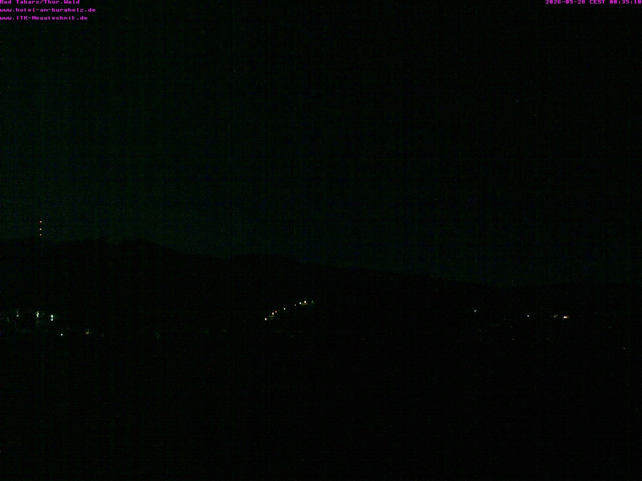 Archived image Webcam Thuringian Forest, Tabarz
