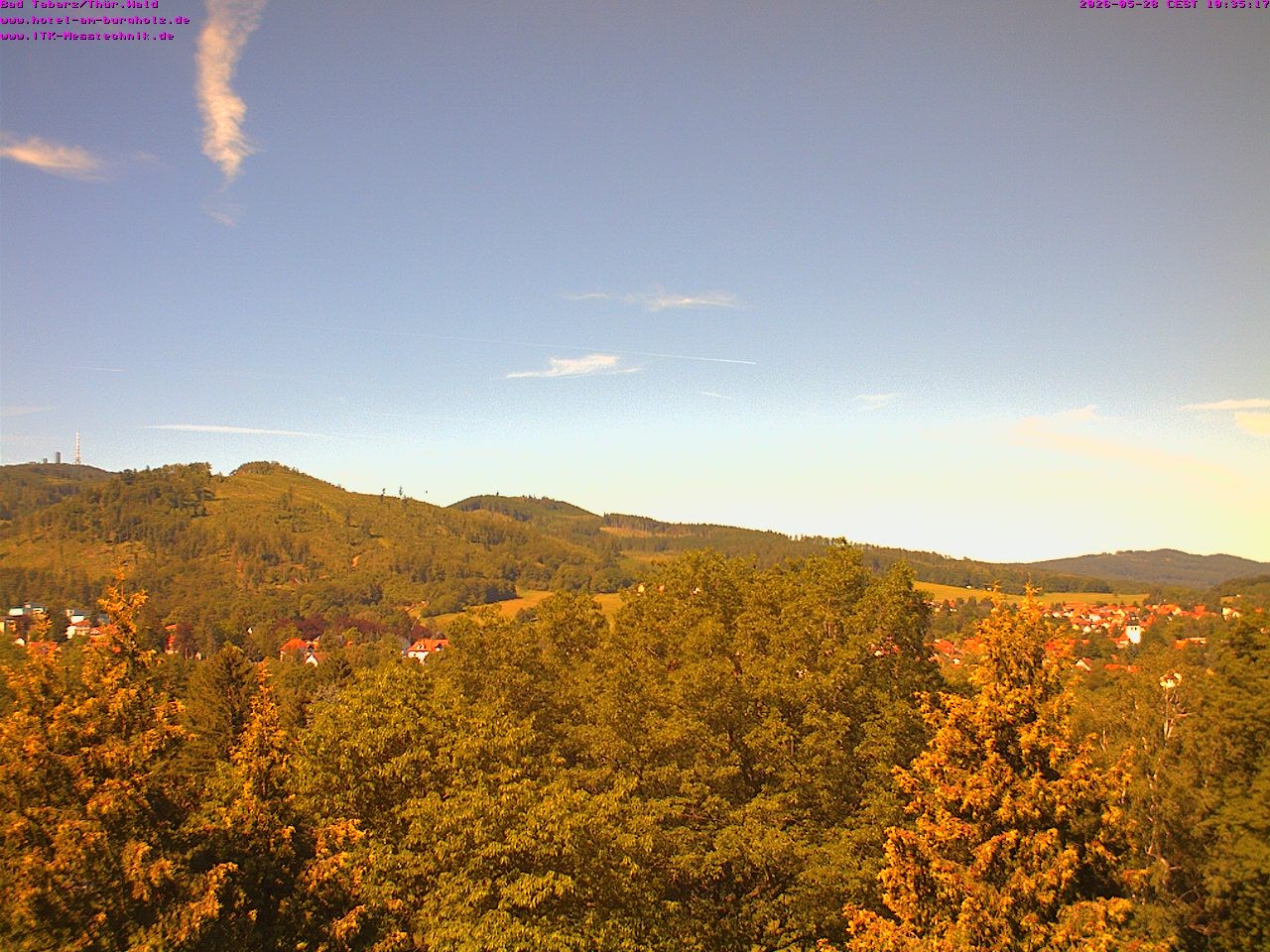 Archived image Webcam Thuringian Forest, Tabarz