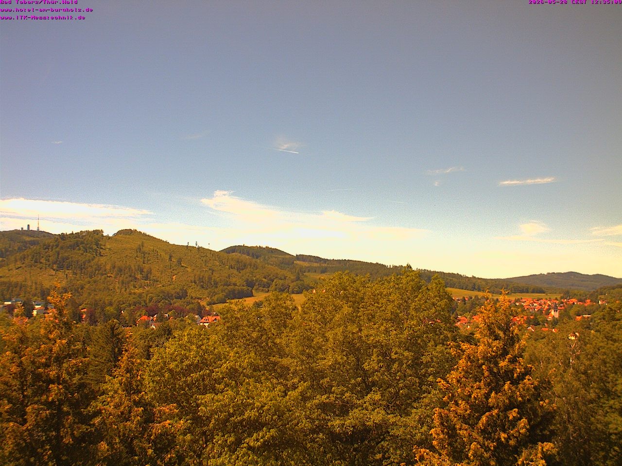 Archived image Webcam Thuringian Forest, Tabarz