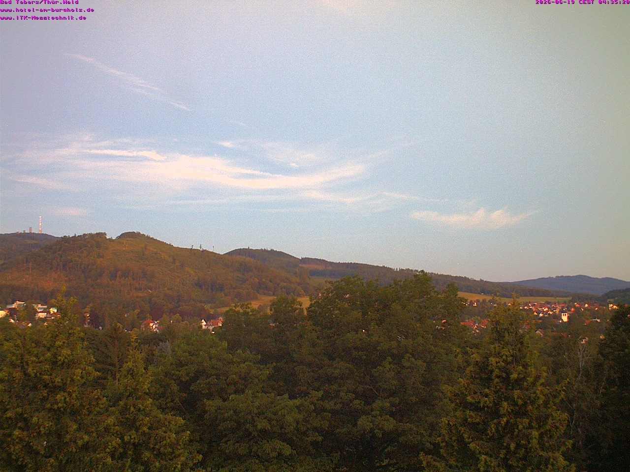 Archiv Foto Webcam Bad Tabarz im Thüringer Wald