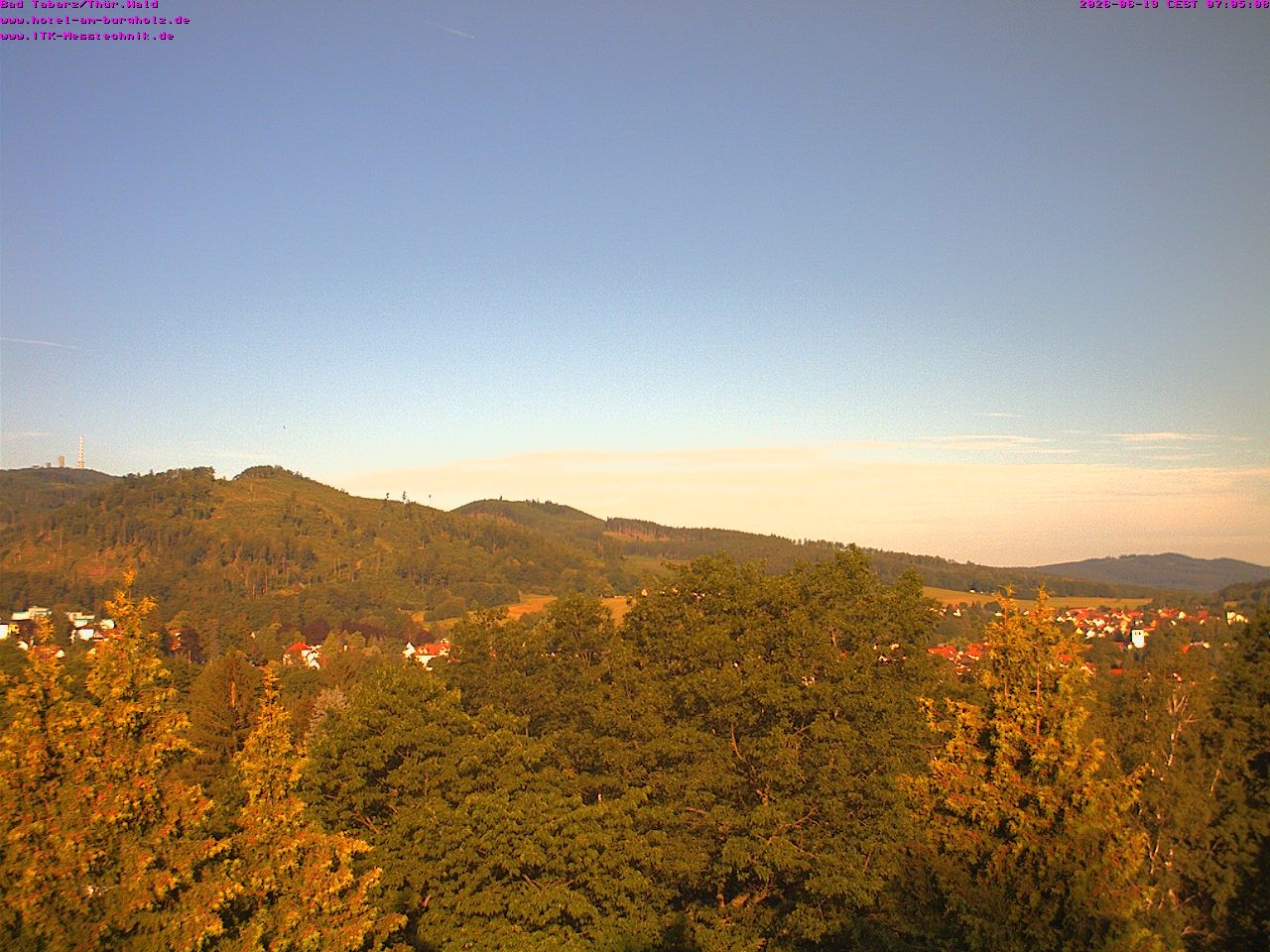 Archiv Foto Webcam Bad Tabarz im Thüringer Wald