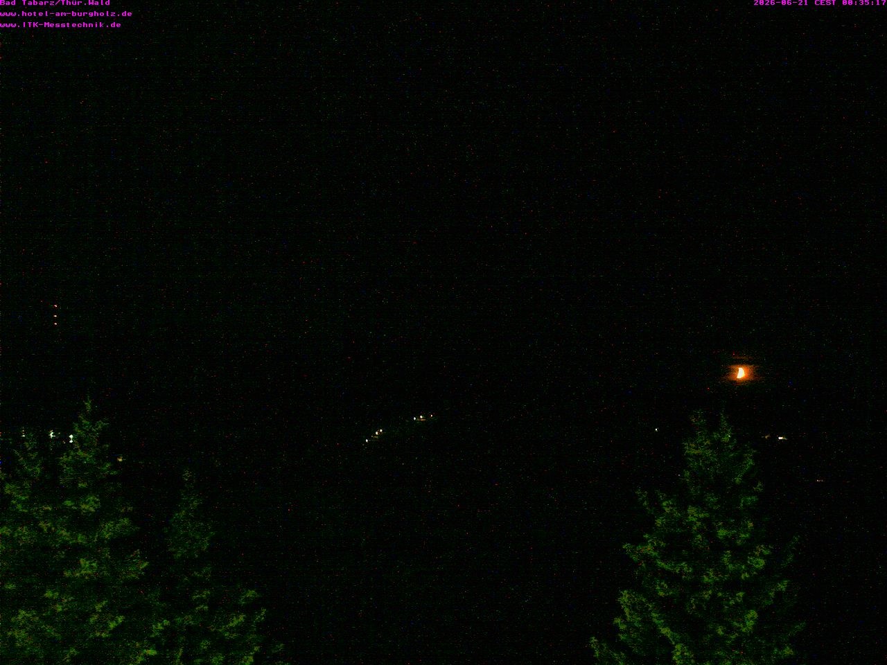 Archived image Webcam Thuringian Forest, Tabarz