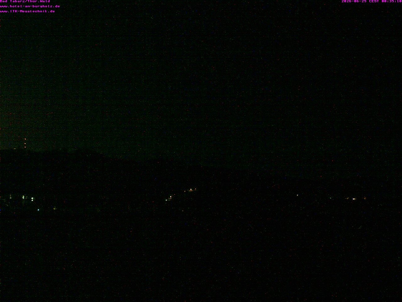 Archived image Webcam Thuringian Forest, Tabarz