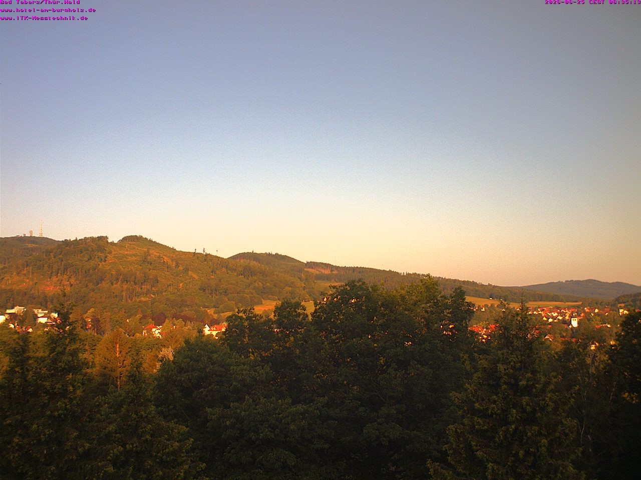 Archived image Webcam Thuringian Forest, Tabarz