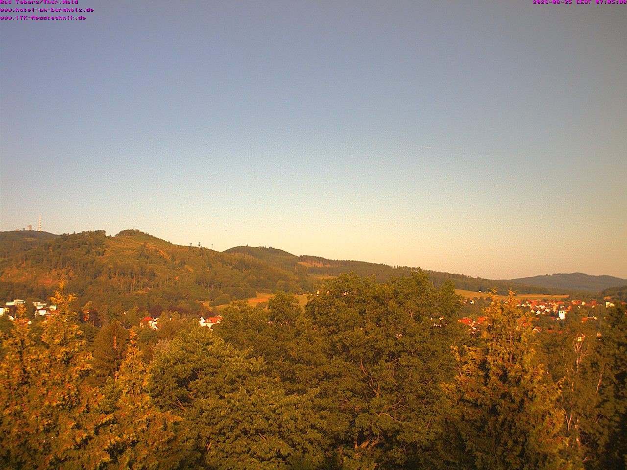 Archived image Webcam Thuringian Forest, Tabarz