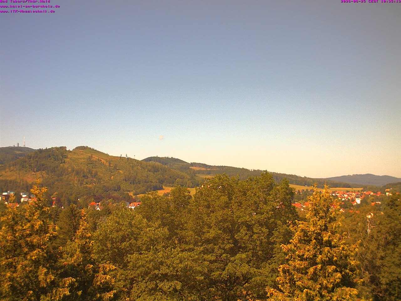 Archived image Webcam Thuringian Forest, Tabarz