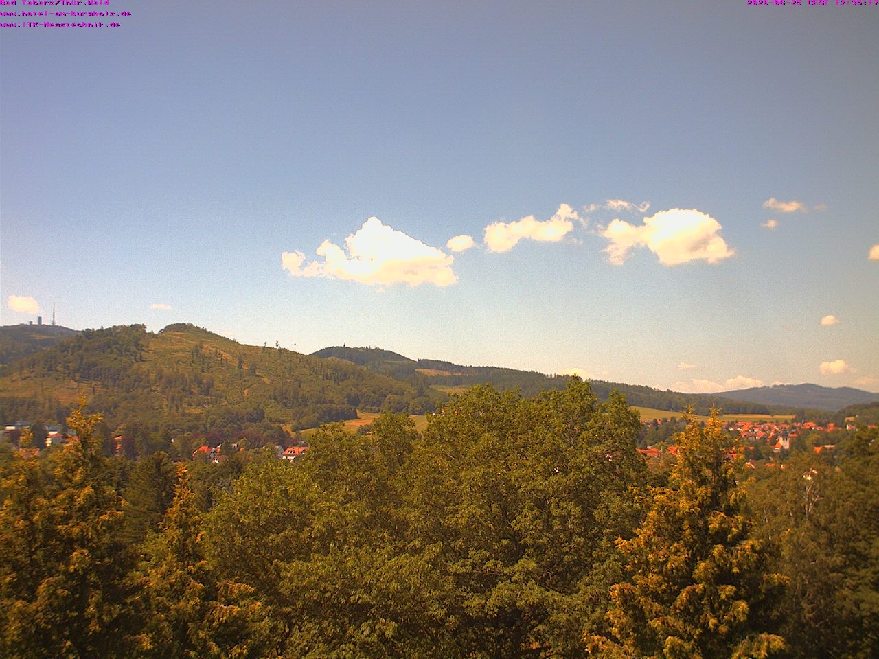 Archived image Webcam Thuringian Forest, Tabarz