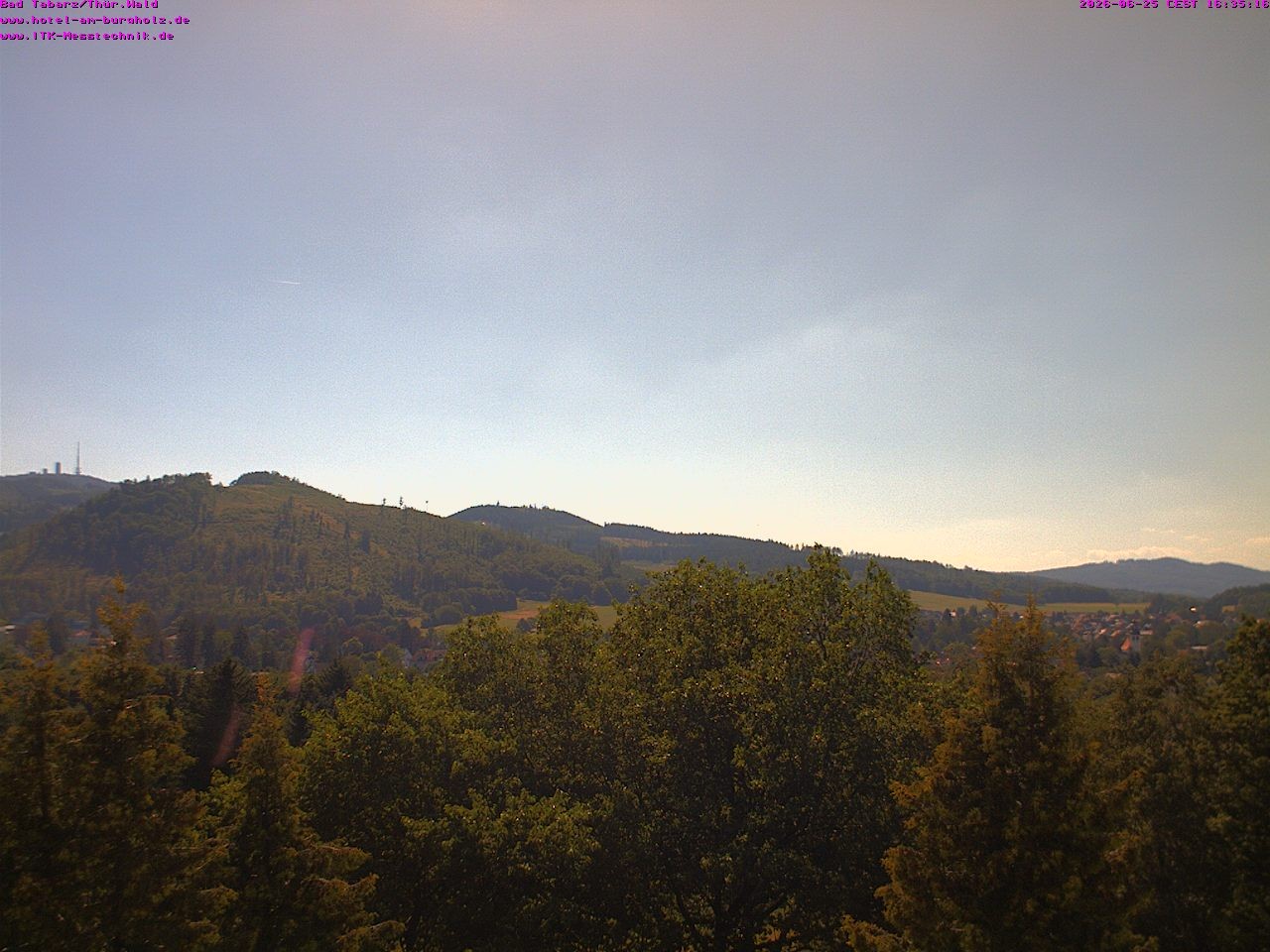Archived image Webcam Thuringian Forest, Tabarz