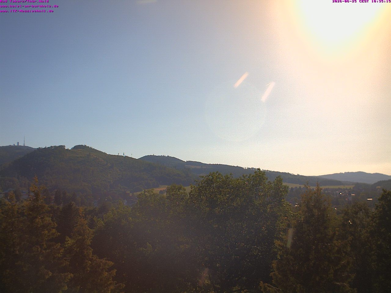 Archived image Webcam Thuringian Forest, Tabarz