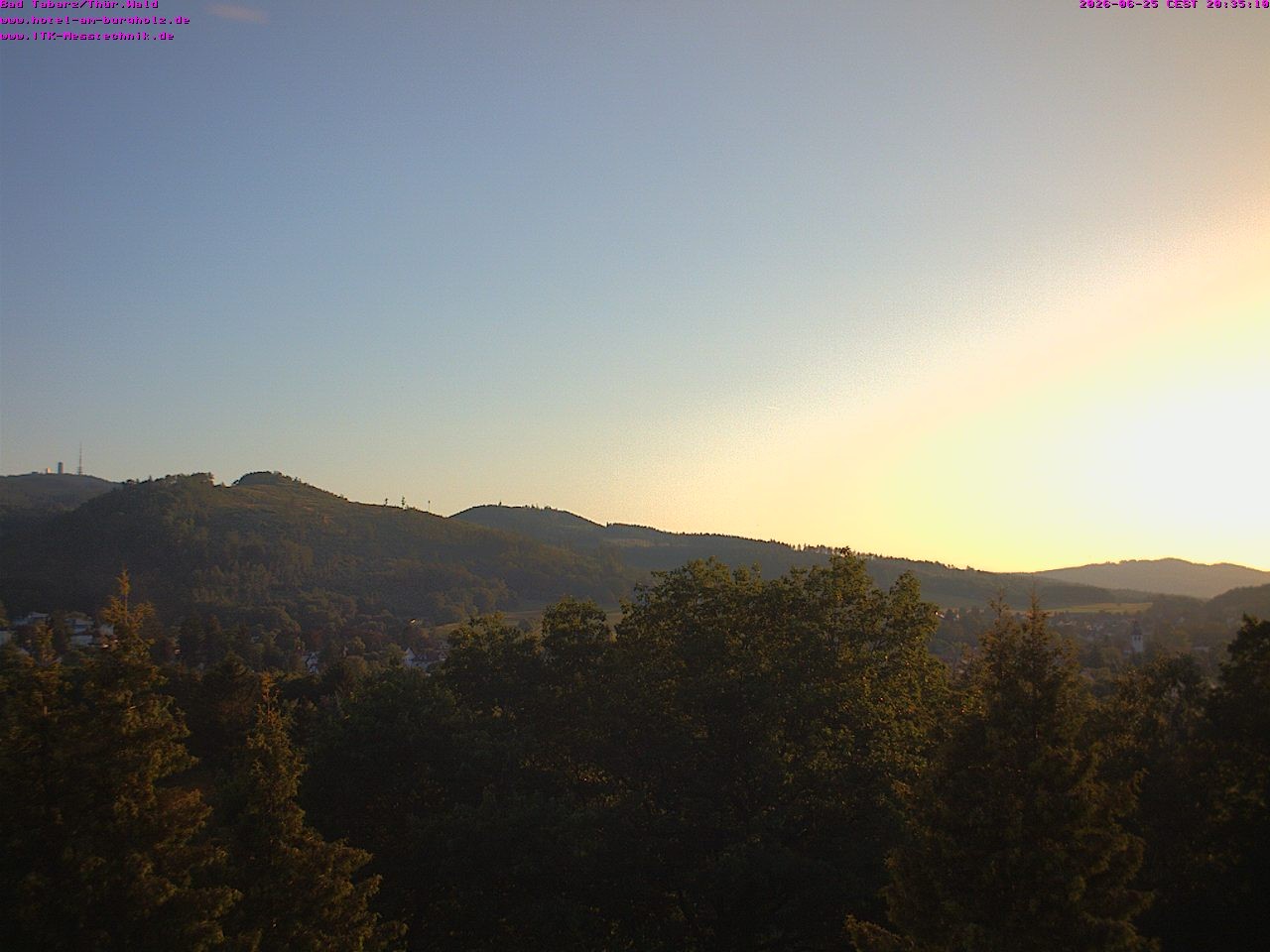 Archived image Webcam Thuringian Forest, Tabarz