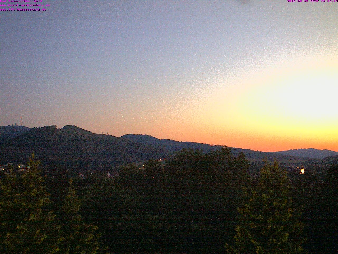 Archived image Webcam Thuringian Forest, Tabarz
