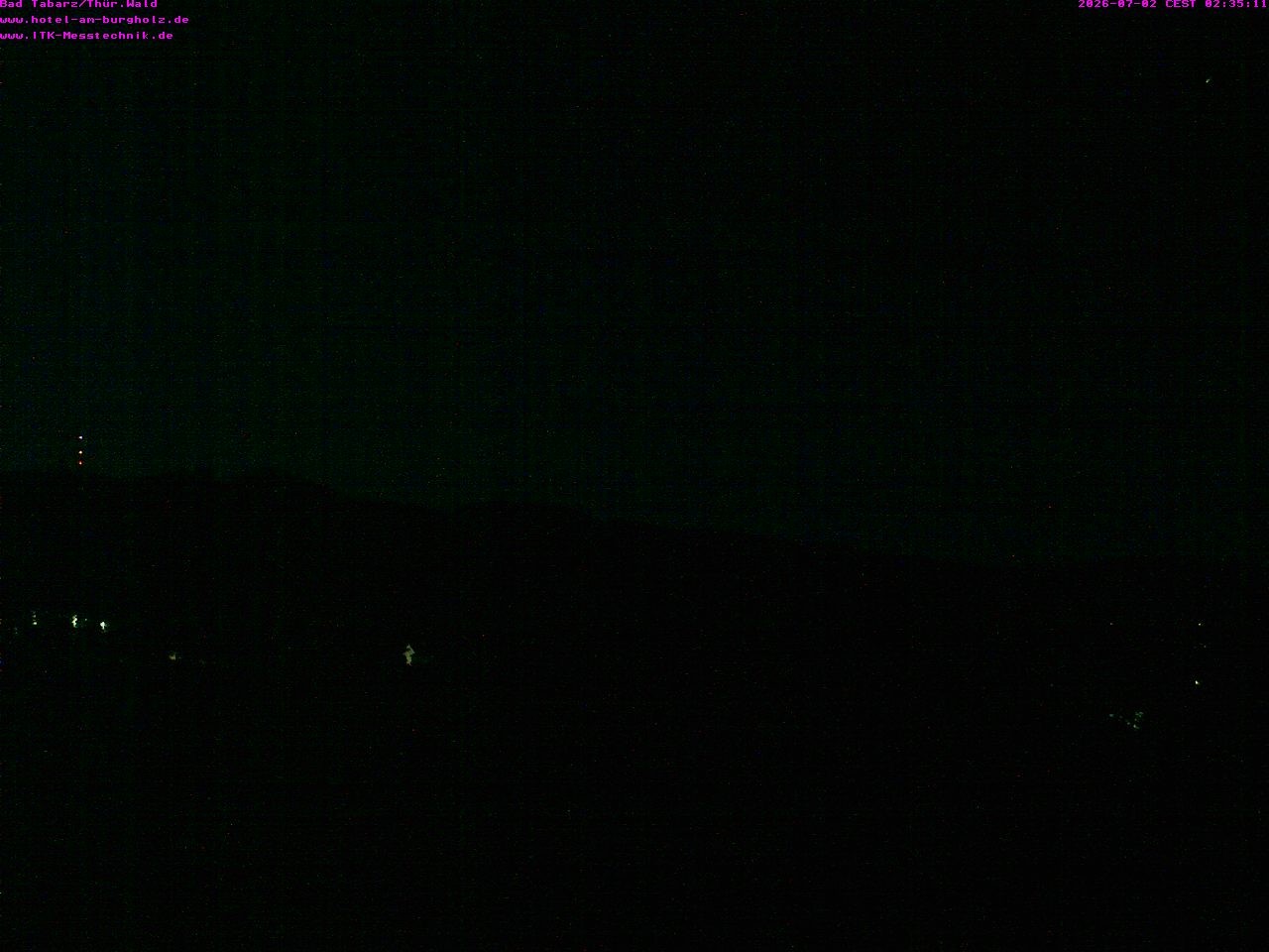 Archived image Webcam Thuringian Forest, Tabarz