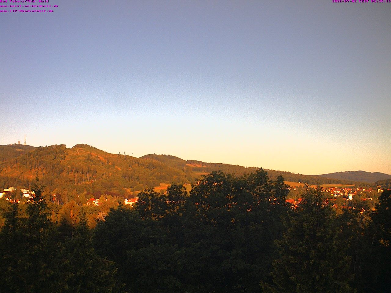 Archived image Webcam Thuringian Forest, Tabarz