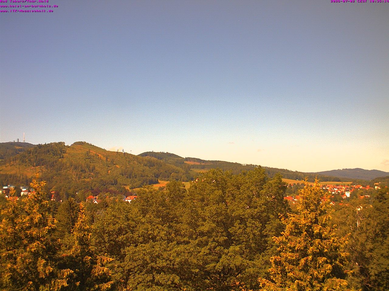 Archived image Webcam Thuringian Forest, Tabarz