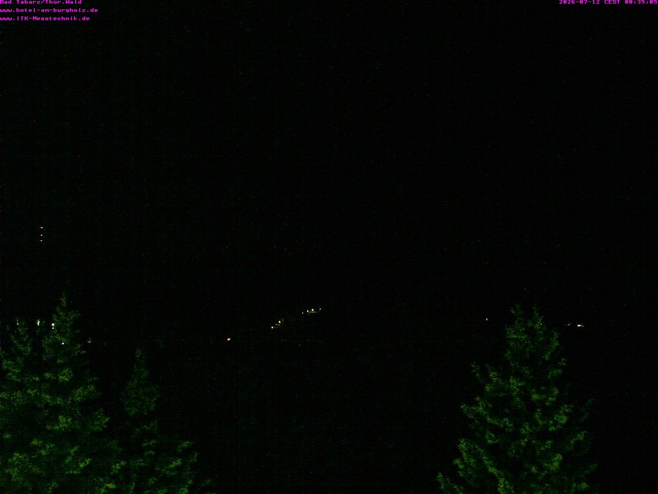 Archived image Webcam Thuringian Forest, Tabarz