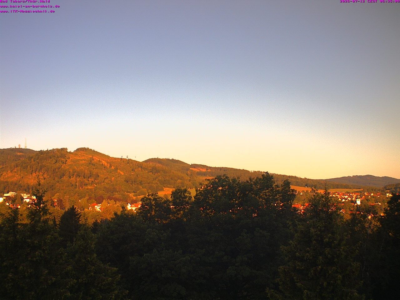 Archived image Webcam Thuringian Forest, Tabarz