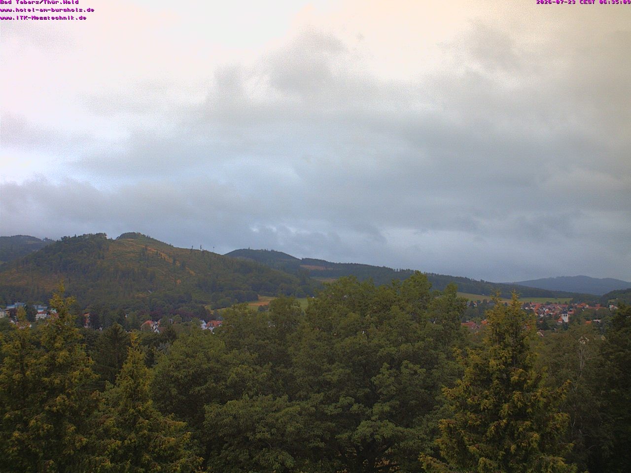 Archived image Webcam Thuringian Forest, Tabarz