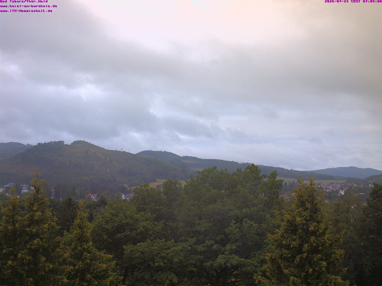 Archived image Webcam Thuringian Forest, Tabarz