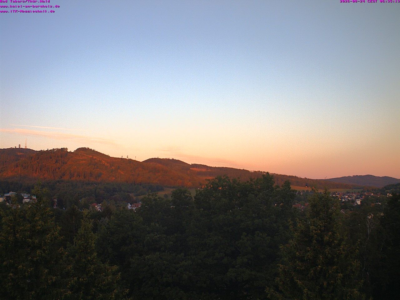Archived image Webcam Thuringian Forest, Tabarz