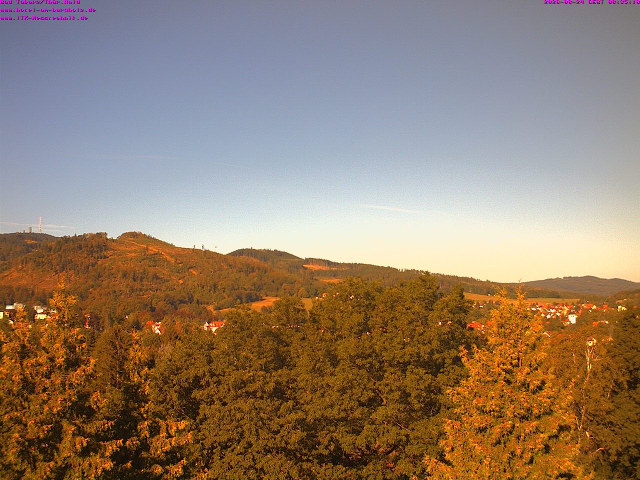 Archived image Webcam Thuringian Forest, Tabarz