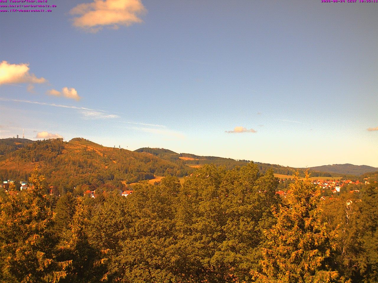 Archived image Webcam Thuringian Forest, Tabarz