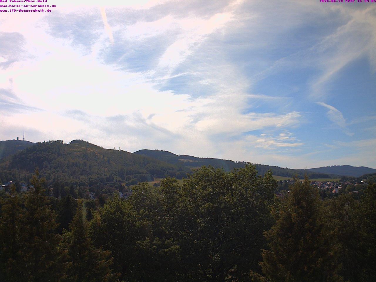 Archived image Webcam Thuringian Forest, Tabarz