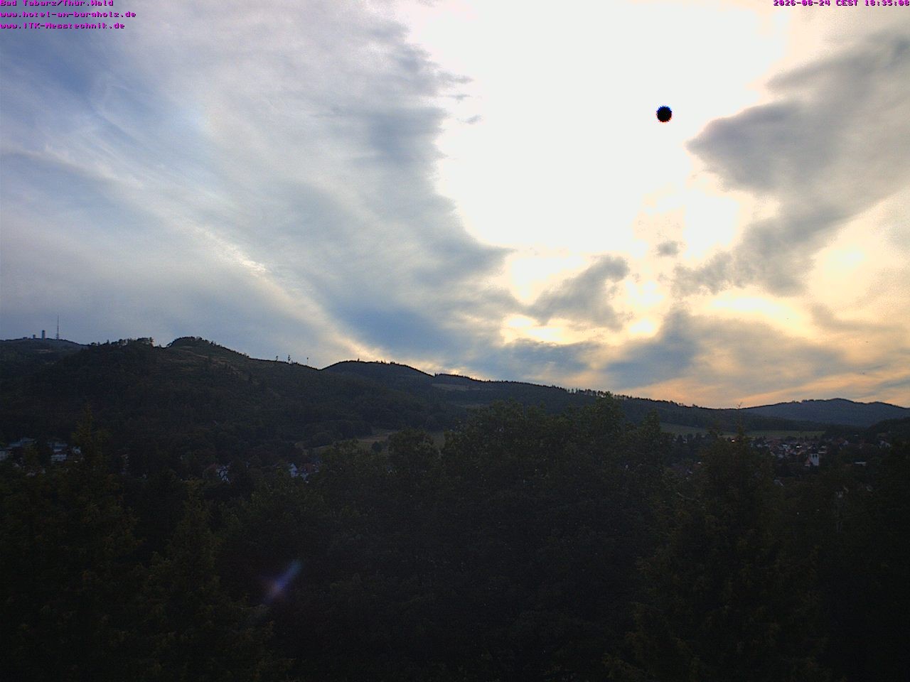 Archived image Webcam Thuringian Forest, Tabarz