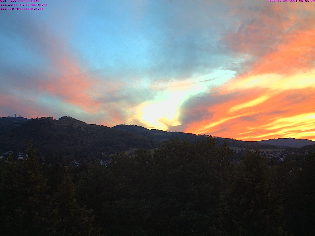 Archived image Webcam Thuringian Forest, Tabarz