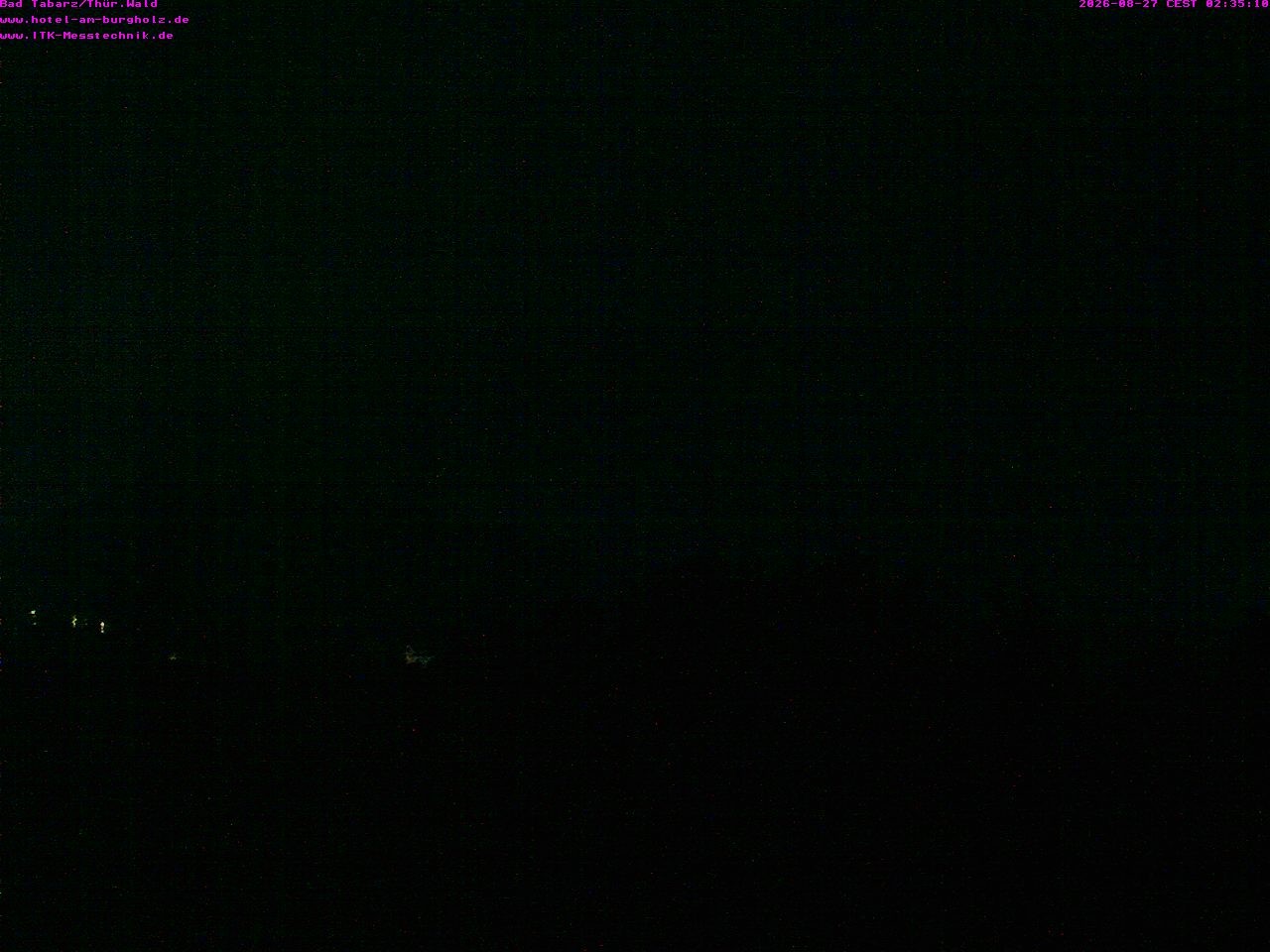 Archived image Webcam Thuringian Forest, Tabarz