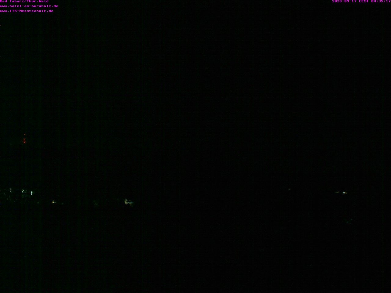 Archived image Webcam Thuringian Forest, Tabarz