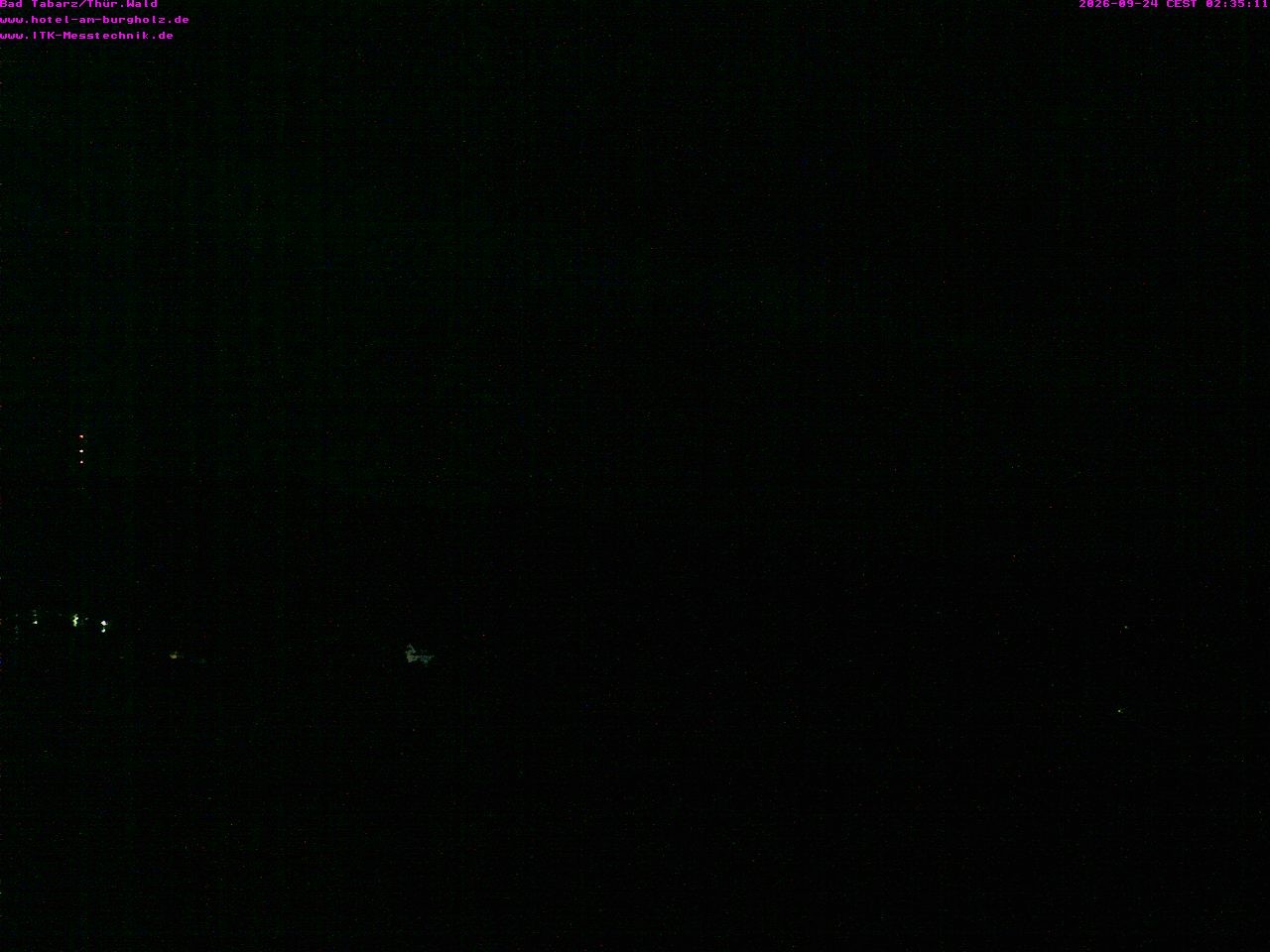 Archived image Webcam Thuringian Forest, Tabarz