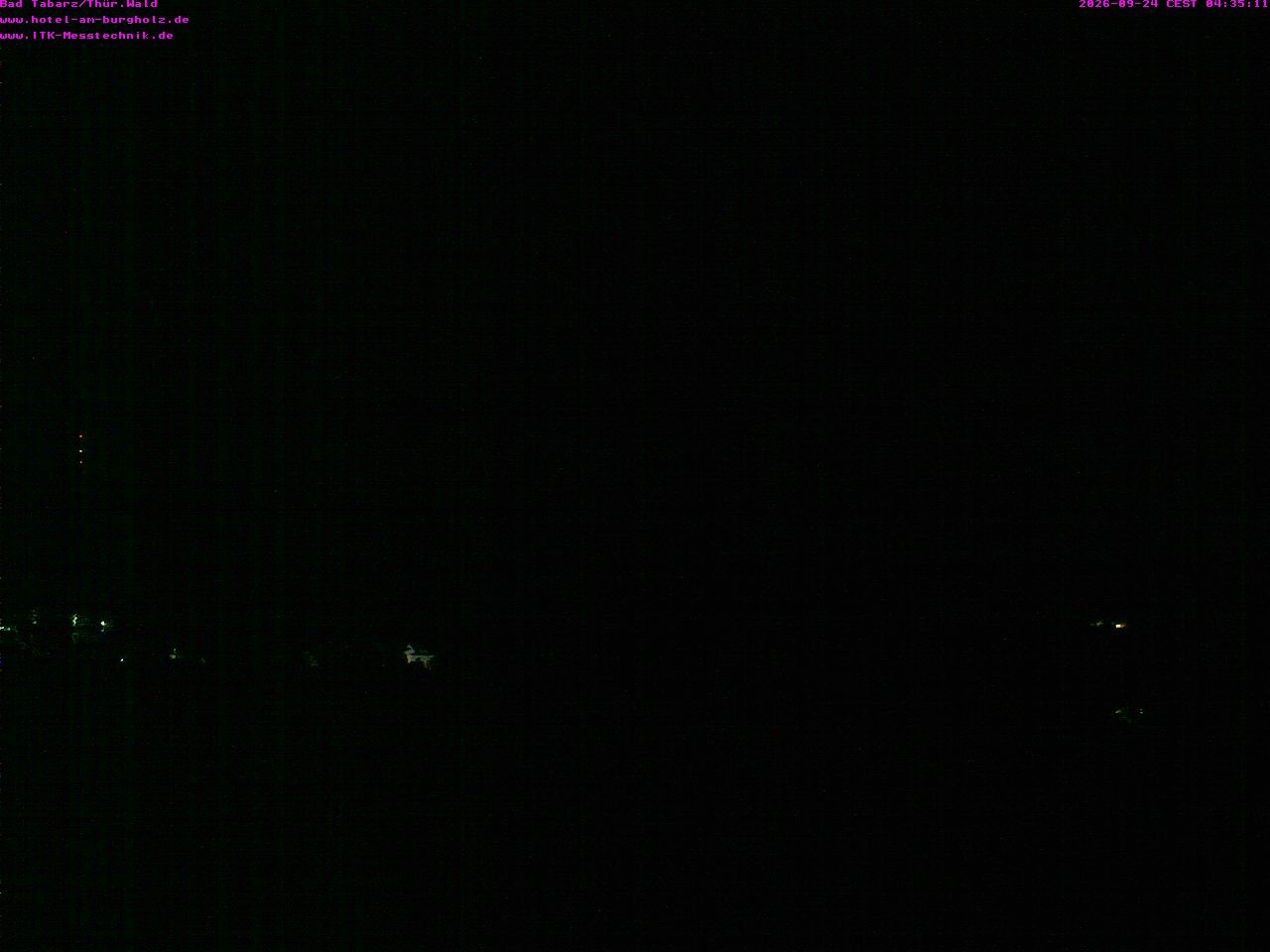 Archived image Webcam Thuringian Forest, Tabarz