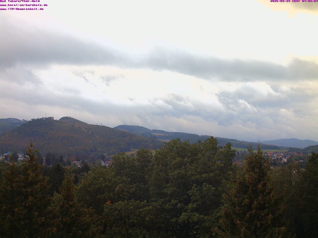 Archived image Webcam Thuringian Forest, Tabarz