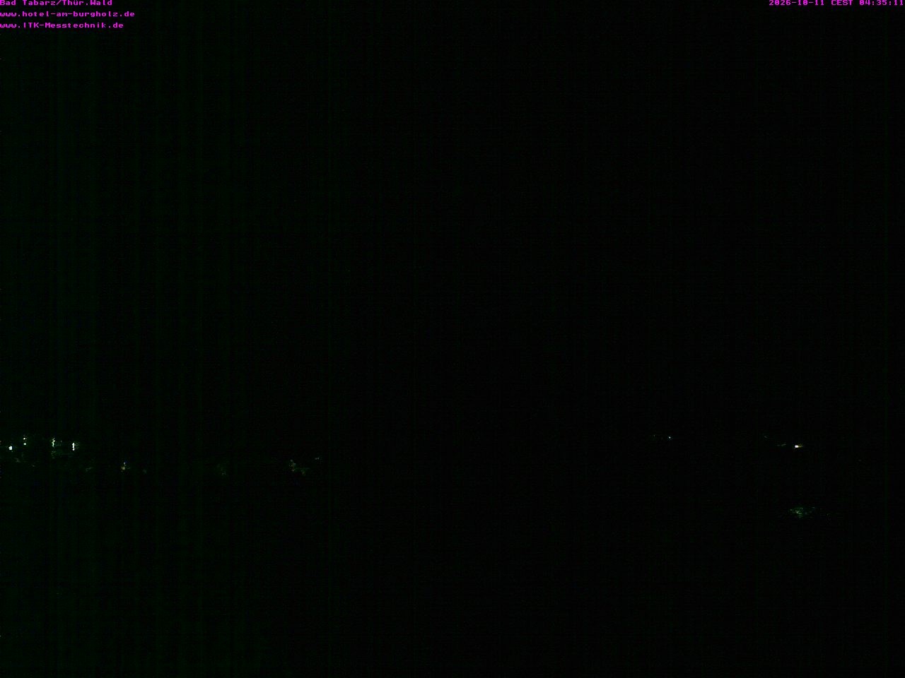 Archived image Webcam Thuringian Forest, Tabarz