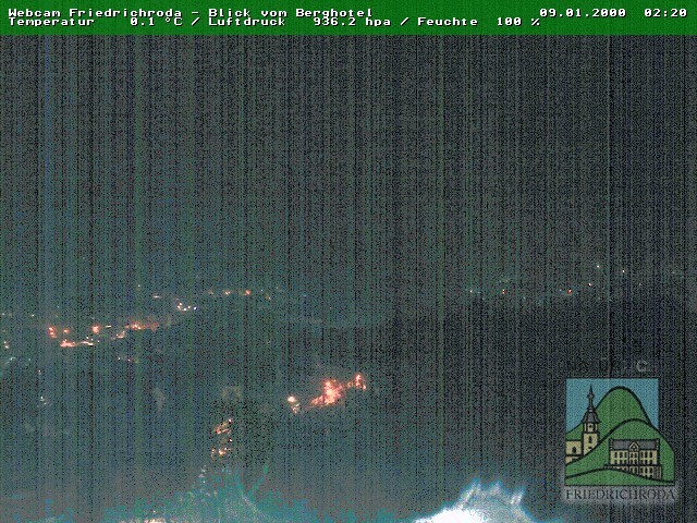 Archiv Foto Webcam Friedrichroda, Thüringer Wald