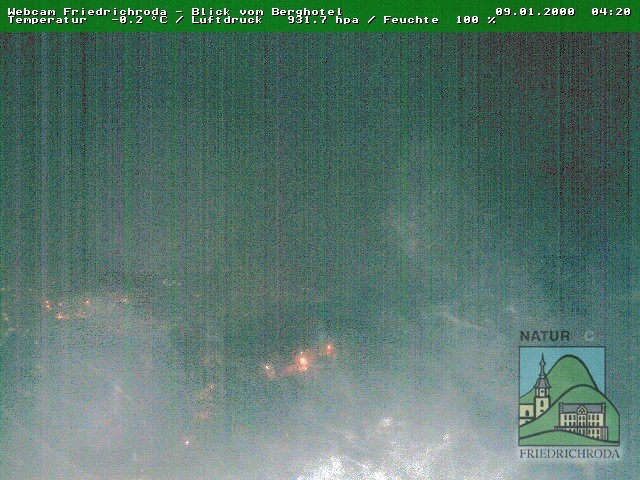 Archiv Foto Webcam Friedrichroda, Thüringer Wald