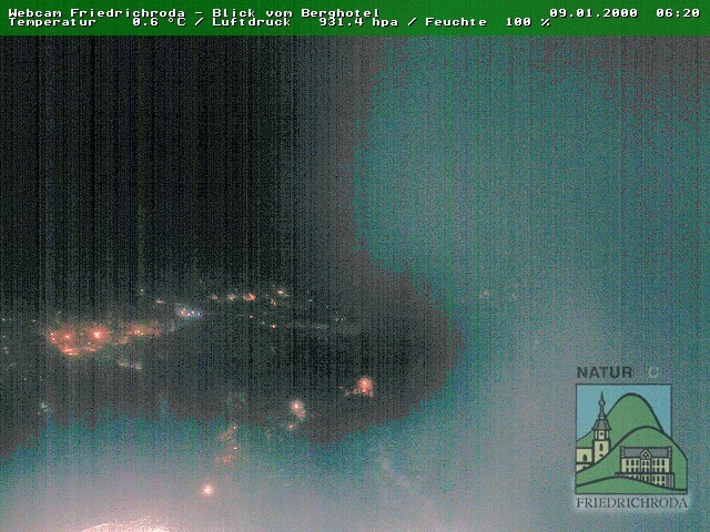 Archiv Foto Webcam Friedrichroda, Thüringer Wald